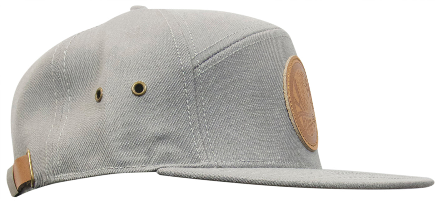 7 Panel Wool Hat OG Leather Patch