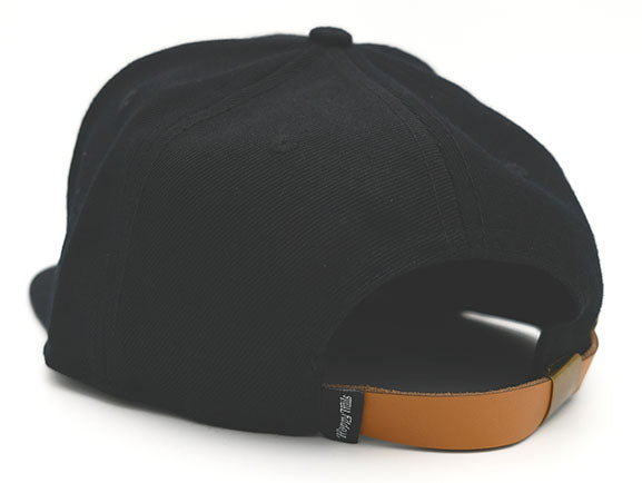 7 Panel Wool Hat OG Leather Patch